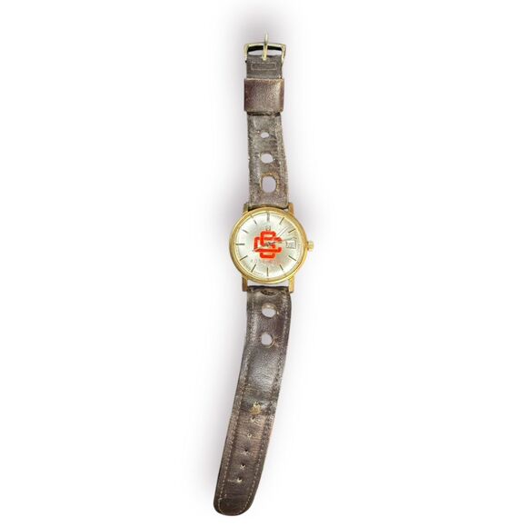 Vintage TISSOT "USC" 1970's ROSE BOWL Men's Watch Really Rare Football - Picture 2 of 4